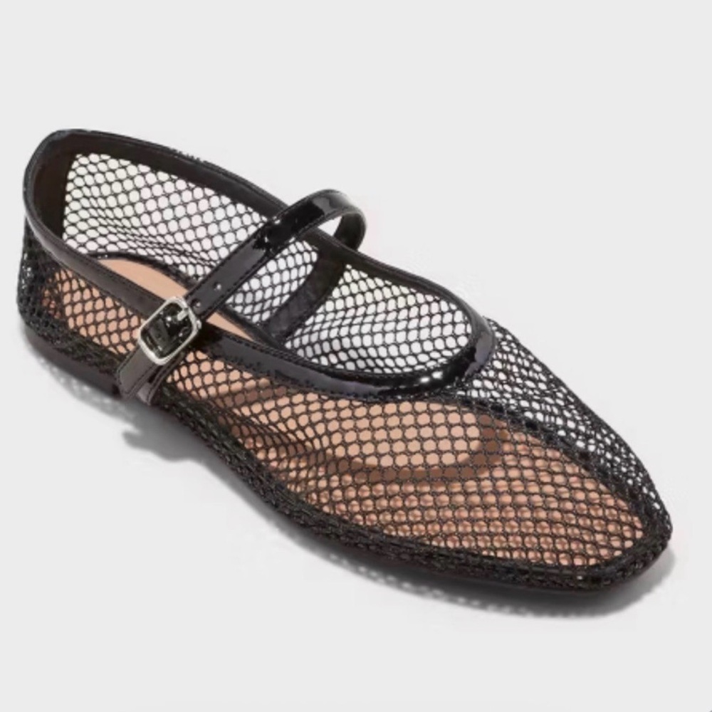 Women's Issa Mesh Mary Jane Ballet Flats with Memory Foam Insole - A New Day 8